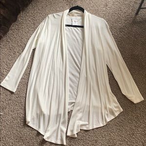 NWT lightweight white cardigan